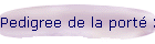 Pedigree de la port� 2008
